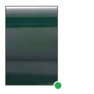 Coltar forma rotunda, unghi inclinat, Verde D100/80  - culoare Verde, D100/80