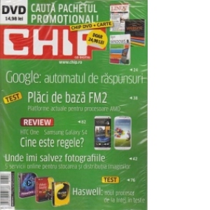 Chip cu DVD, Mai-Iunie 2013. Google: automatul de raspunsuri