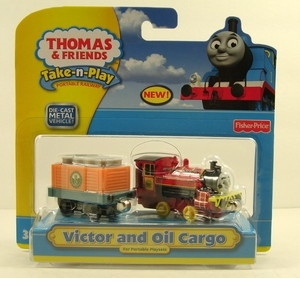 Thomas and Friends Locomotiva - Victor and Oil Cargo