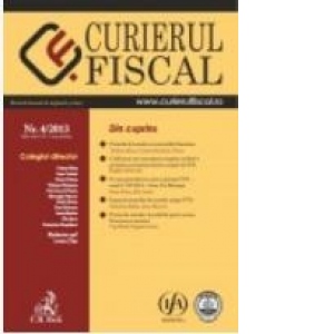 Curierul Fiscal. Nr. 4/2013