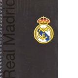 Caiet A5 cu spirala -60 file-Patratele- Real Madrid