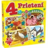 Noriel Puzzle - 4 Prieteni Mici - 6, 9, 15, 20 piese
