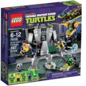 LEGO Ninja Turtles - Dezlantuirea robotului Baxter