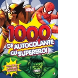 1000 de autocolante cu supereroi