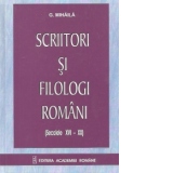 Scriitori si filologi romani (Secolele XVI-XX)