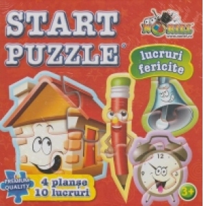 Start puzzle - Lucruri fericite (4 in 1)