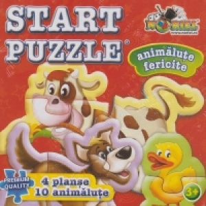Start puzzle - Animalute fericite