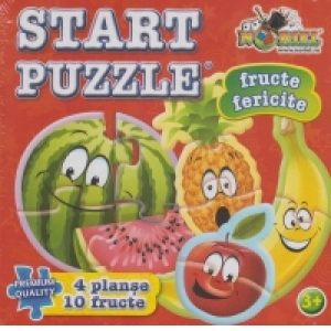Start puzzle - Fructe fericite (4 in 1)