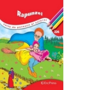 Rapunzel - Carte de povestit si colorat