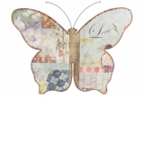 Decoratiune metalica pentru perete Fluture
