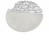 Platou ceramic cu sidef White Pearl 31 cm