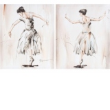 Tablou panza Ballerina 50x60 cm
