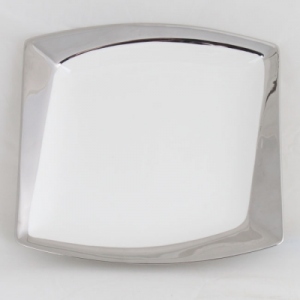 Platou ceramic Modern Grey 19x19 cm