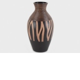 Vaza ceramica Afro Deco 19x36 cm