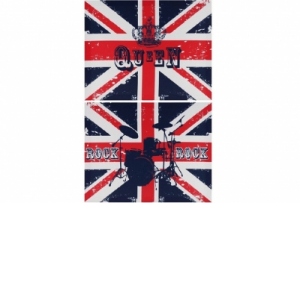 Tablou panza British Symbols 60x60 cm