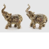 Figurina rasina elefant indian 8x4x10 cm