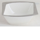 Bol ceramic Modern Grey 20x20x8 cm