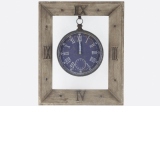 Ceas metalic de perete Clock in a Frame