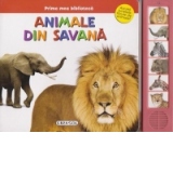Prima mea biblioteca - Animale din savana (Asculta sunetele facute de animale!)