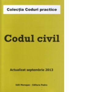 Codul civil (actualizat septembrie 2013)