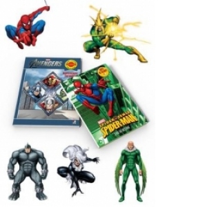 Set Spider-Man: Eroi in actiune + Avengers + Stickere