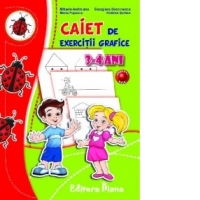 CAIET de EXERCITII GRAFICE 3-4 ANI (editia 2013) : B5