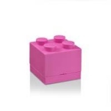 Mini cutie depozitare LEGO 2x2 roz (40111739)