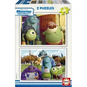 Puzzle Monsters University 2 x 48 piese