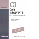 Codul insolventei - actualizat 15 octombrie 2013