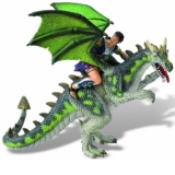 Luptator pe dragon verde