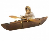 Inuit vanator cu kayak