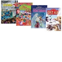 Pachet Lecturi scolare pentru clasa a III-a: 1. Cuore, inima de copil; 2. Alice in Tara Minunilor; 3. Colt Alb, Jack London; 4. Pagini alese, Mihai Eminescu
