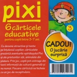Pachet Pixi 3 (6 carticele educative + o jucarie surpriza)