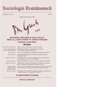 Revista Sociologie Romaneasca. Mass-media, new media si criza actuala. Volumul XI, Nr.1/2013