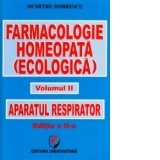 Farmacologie Homeopata ecologica - volumul II- Aparatul respirator
