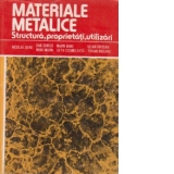 Materiale metalice - Structura, proprietati, utilizari
