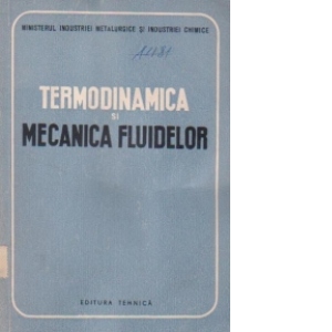 Termodinamica si mecanica fluidelor