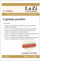 Legislatia pensiilor. Cod 539. Actualizat la 5.03.2014