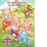 Povesti bilingve, limba engleza - Cei trei purcelusi (The Three Little Pigs)