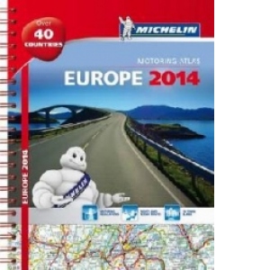 Europe 2014 A4 spiral Atlas