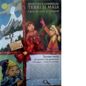 Aventurile gemenilor Terri si Maia - Carti de citit si colorat