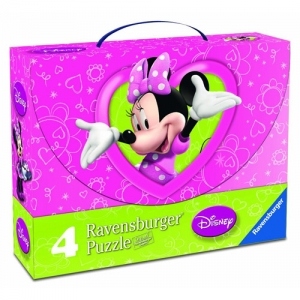Puzzle Minnie Mouse, 2x25 piese/2x36 piese
