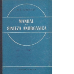 Manual de sinteza anorganica
