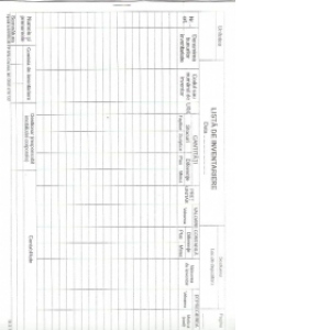 Lista de Inventariere orizontala