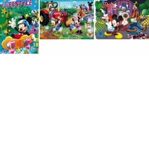 PUZZLE 3X48 PIESE - MICKEY MOUSE - 25185