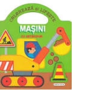 Coloreaza si lipeste - Masini (cu abtibilduri)