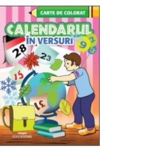 Calendarul in versuri - Carte de colorat