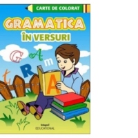 Gramatica in versuri - Carte de colorat