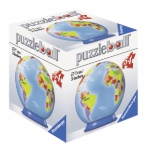 PUZZLE 3D GLOBUL PAMANTESC, 54 PIESE