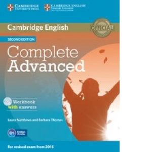 Cambridge English - Complete Advanced Workbook with answers with Audio CD. Second Edition
